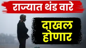 थंडीची लाट कायम: विदर्भात पारा ८ अंशांपर्यंत, उर्वरित महाराष्ट्रातही गारवा वाढणार!